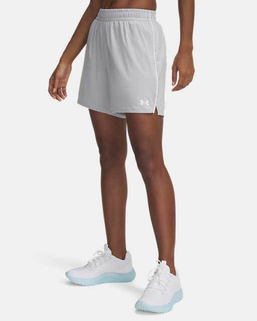 Women's Workout Shorts in Gray | Under Armour Women's Workout Shorts in Gray | Under Armour